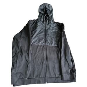 MSX BY MICHAEL STRAHAN Men's Hooded Jacket Size XL In Black